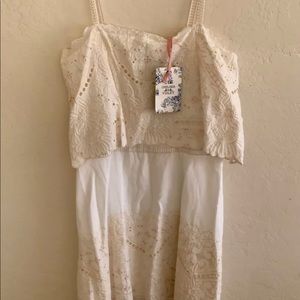 Chelsea & Violet Getaway Ivory Dress Size Small